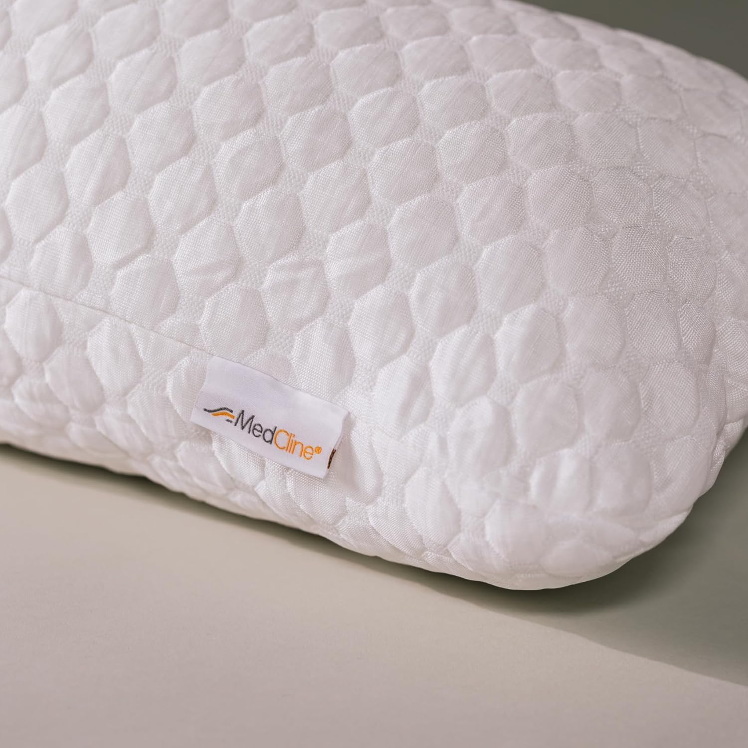 MedCline Cooling Body Pillow for Side Sleepers, Full-Body Support Pillow with Adjustable Memory Foam Stuffing, Ergonomic Design for…