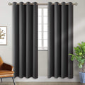 BGment Blackout Curtains for Bedroom - Grommet Thermal Insulated Room Darkening Curtains for Living Room, Set of 2 Panels, Each 46 x 84 Inc…
