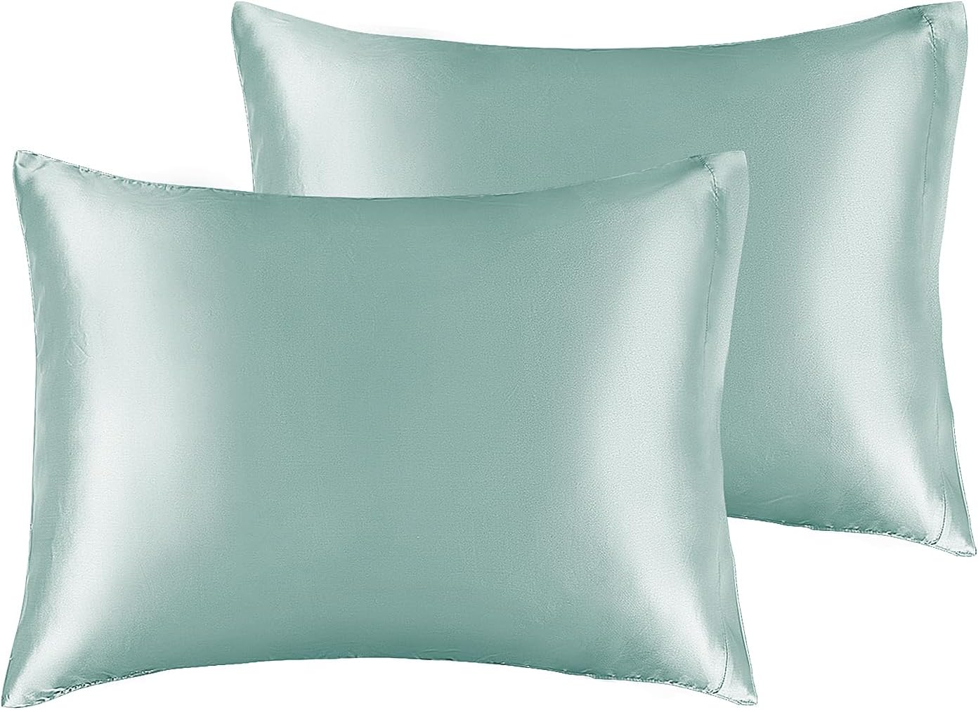Bedelite Satin Pillowcase for Hair and Skin, Super Soft and Cooling Similar to Silk Pillow Cases 2 Pack with Envelope Closure, Gift for Wom…