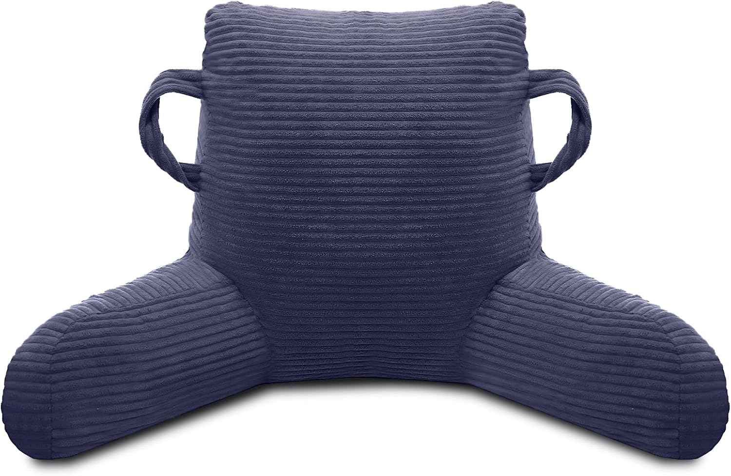 Reading Pillow for Sitting in Bed Adult, Bed Reading Pillow with Shredded Memory Foam, Back Pillow for Sitting with Arms and Pockets…