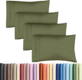 Queen Pillow Cases Set of 4 - Ultra Soft Hotel Quality Pillowcase Covers - Comfy, Cozy & Wrinkle Free - Shrink, Stain & Fade Resistant…