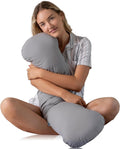 SleepCloud Weighted Body Pillow 6.5lbs - Weighted Pillow for Deeper Sleep (41" x 10") - Cooling Body Pillows for Adults, Full Body Pillow…