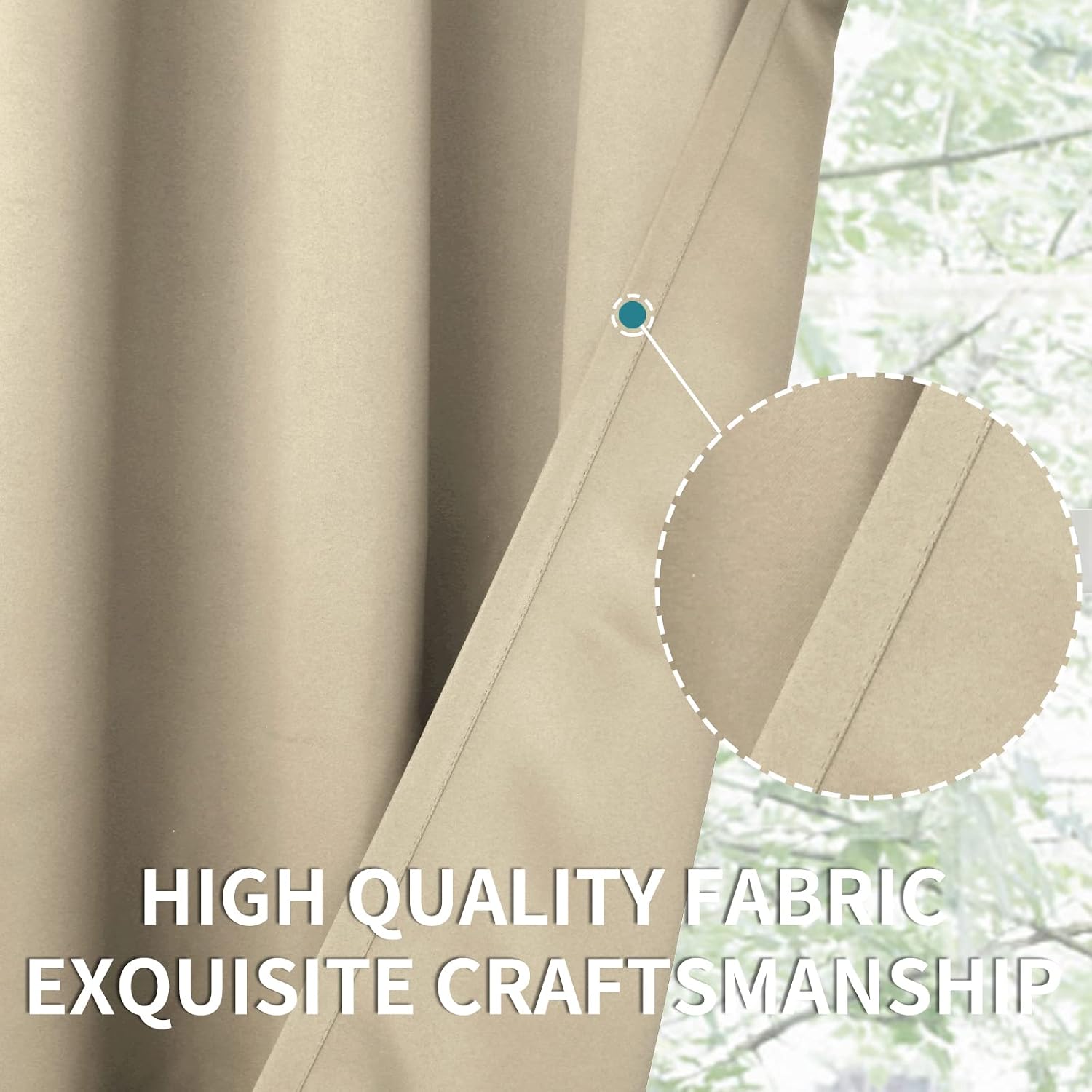 BGment Room Darkening Curtains 63 Inches Long - Grommet Thermal Insulated Drapes Window Treatment Curtains for Bedroom, 2 Panels, 70 x 63 I…