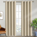BGment Room Darkening Curtains 84 Inches Long - Grommet Thermal Insulated Drapes Window Treatment Curtains for Bedroom, 2 Panels, 52 x 84 I…