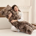 Zonli Fluffy Body Pillow for Adults, Fuzzy Faux Fur Body Pillow with Shredded Memory Foam, Adjustable Support for Side Sleepers, Pregnancy…