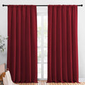 NICETOWN Christmas Living Room Curtains for Window - Energy Efficient & Noise Reducing Thermal Insulated Rod Pocket Blackout…