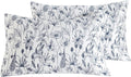 Susybao 100% Cotton Pillowcases Queen Size Set of 2 Vintage Flowers Print Bed Pillow Covers Envelope Closure End Floral Pillow Encasement L…