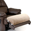 Wesiti Recliner Foot Pillow Cushion High Resilience Sherpa Memory Foam Bolster Sleeping Rest Multipurpose Half Roll Leg Pillow Suitable…