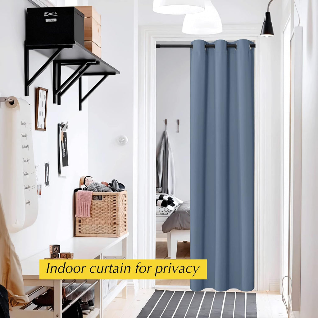 Nicetown Doorway Curtain for Living Room Thermal Insulated Door Blinds for Door Screen, Accordion Insulated Privacy Door Window Curtain for…