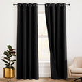 Rybhome RYB HOME 3-in-1 Soundproof - Blackout - Thermal Insulation Living Room Divider Curtains, Large Bay Window Noise Blocker Curtains fo…
