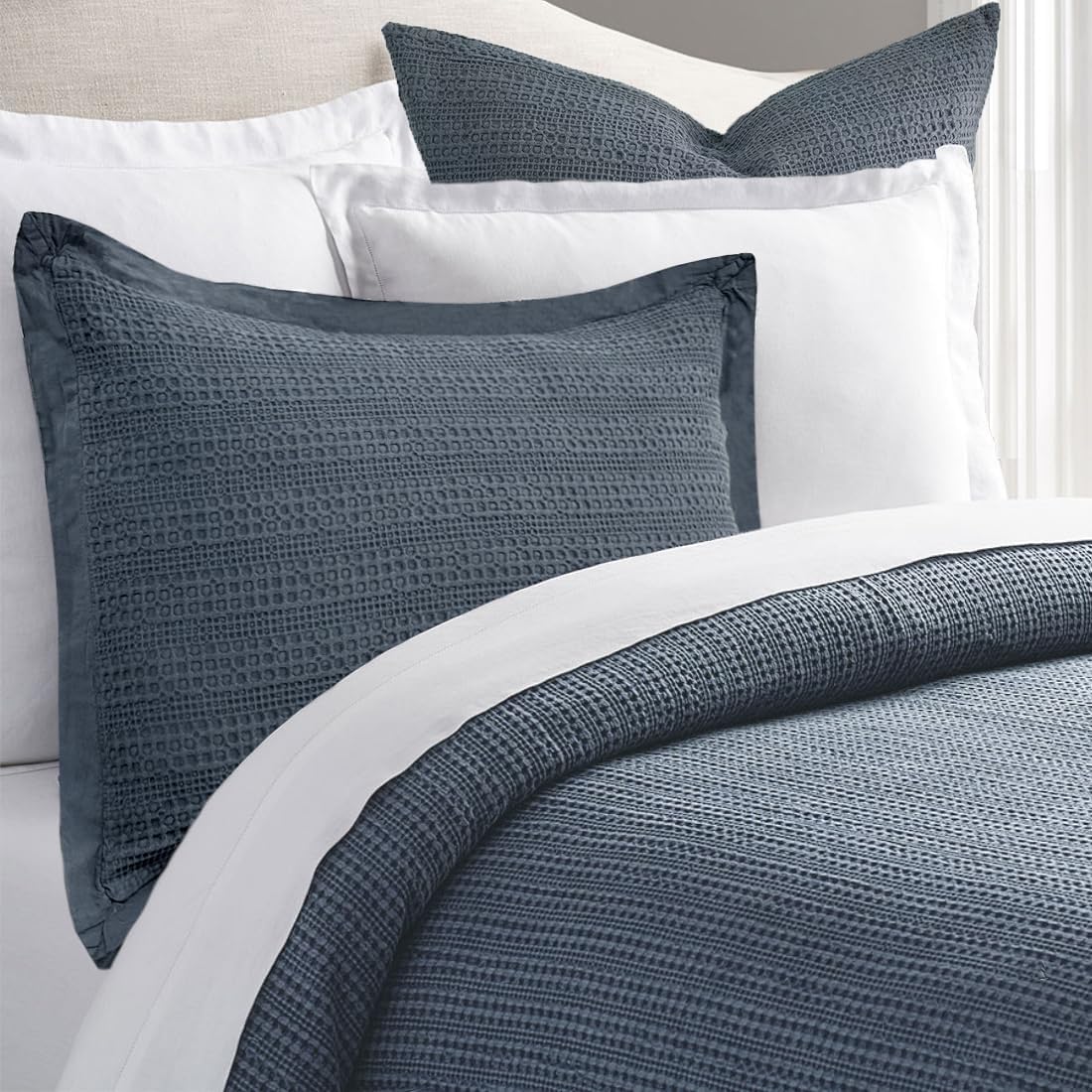 Cocoploceus Standard Pillowcase Set of 2 20X26 Pillow Covers Cotton Bed Pillow Shams Soft Decorative Pillow Cases with Envelope Closure, Bl…