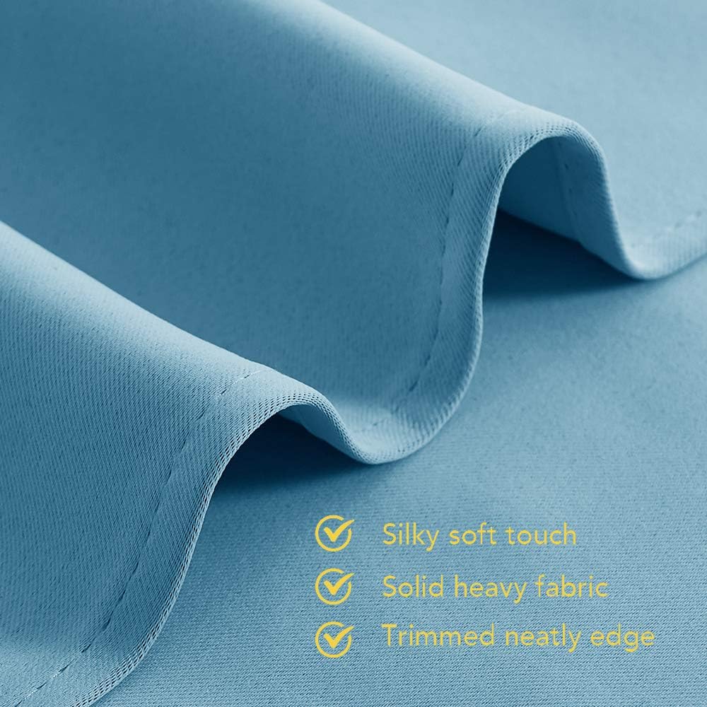 NICETOWN Blackout Draperies Curtains for Kids Room, Window Treatment Thermal Insulated Solid Grommet Blackout Drape Panels for Bedroom…