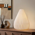 Rondure 9.1" Modern Ceramic Table Lamp, Fully Dimmable Modern Bedside Lamps for Bedroom, Living Room and Nightstand, White Translucent Cera…