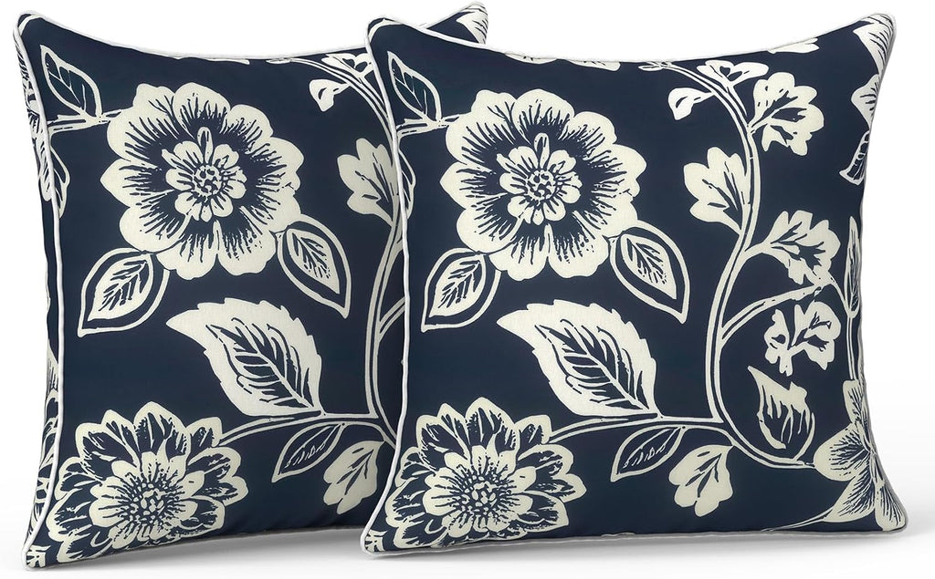 LVTXIII Outdoor Pillow Covers 16x16, Patio Waterproof Throw Pillow Cases Fade Resistant Accent Pillow Covers for Spring Summer Garden…