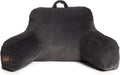 UnHide Squish Backrest Pillow - A Large Pillow with Arms for Sitting Up in Bed, Reading or Lounging - Removable, Washable Faux Fur Cover…