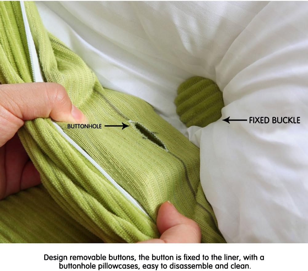 WOWMAX Triangular Headboard Pillow Full Bed Wedge Pillow for Headboard Large Bolster Pillow for Bed Wedge Pillow Headboard Daybed Pillows…