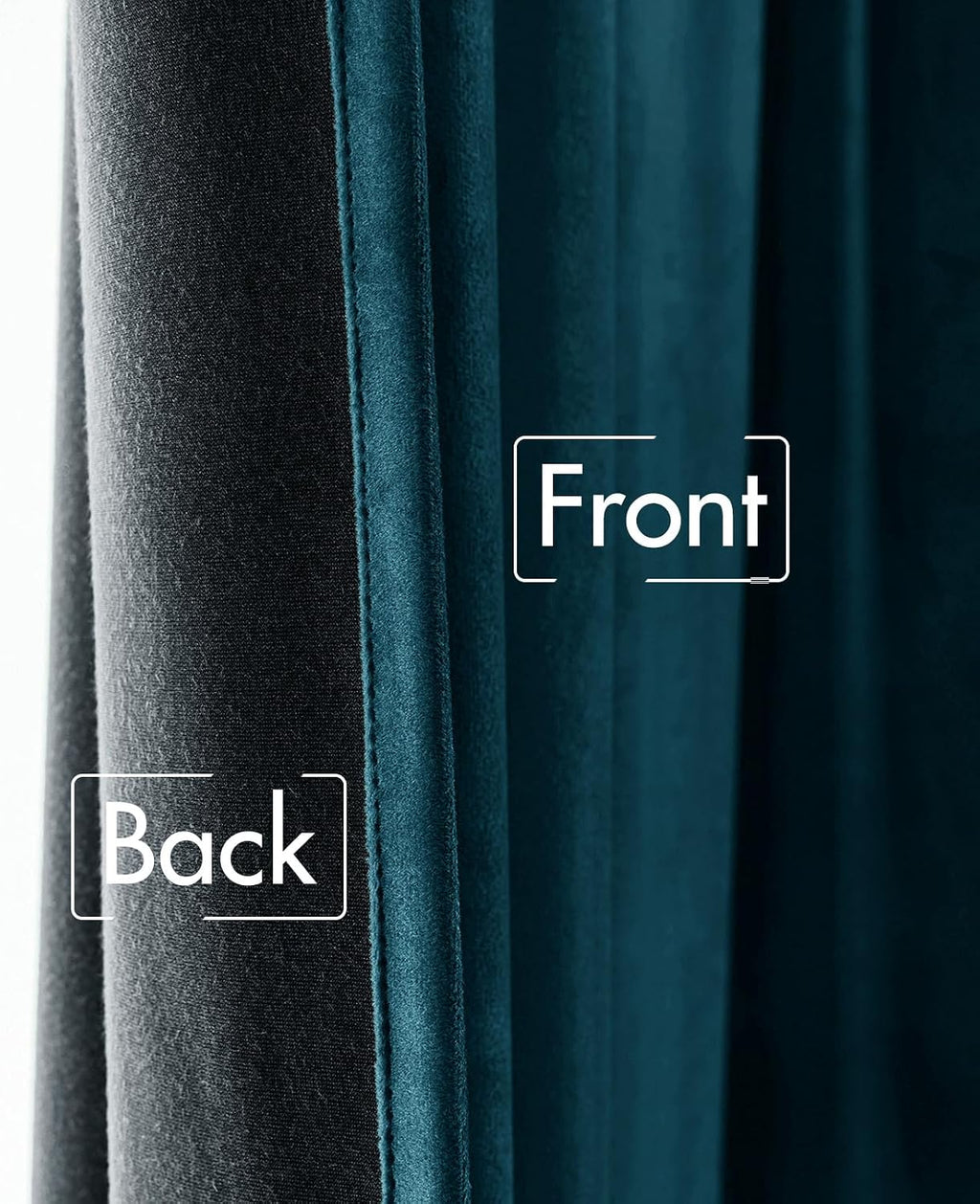 Miulee Blue Velvet Curtains 96 inches 2 Panels - Luxury Room Darkening Curtains for Bedroom Living Room Thermal Insulated Super Soft Window…