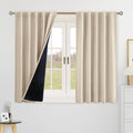 BGment Blackout Curtains 48 Inches Long, Privacy RV Draperies for Small Windows Thermal Insulated Room Darkening Rod Pocket and Back Tab…
