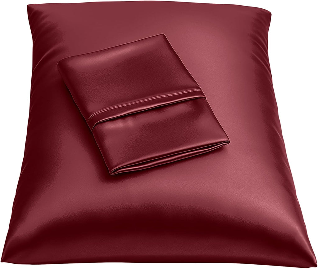 Blissford Satin Pillowcase with Zipper, for Hair and fabric comfort, Feels Soft and Cool Like a Silk Pillowcase, Satin Pillow Cases 2…