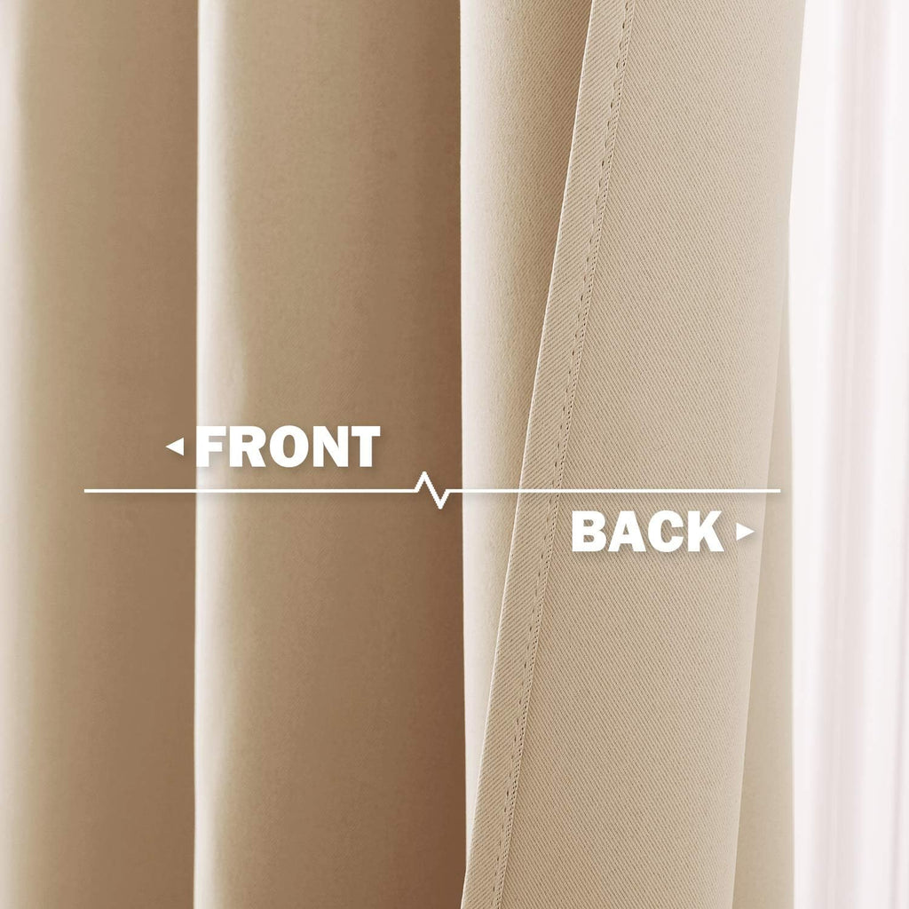 NICETOWN Small Kitchen Windows Curtains - Blackout Functional Thermal Insulated Window Treatment Curtains/Drapes, Home Christmas…