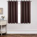Joydeco Blackout Curtains 54 Inch Length, Thermal Insulated Long Curtains& Drapes 2 Burg, Room Darkening Grommet Curtains for Living Room B…
