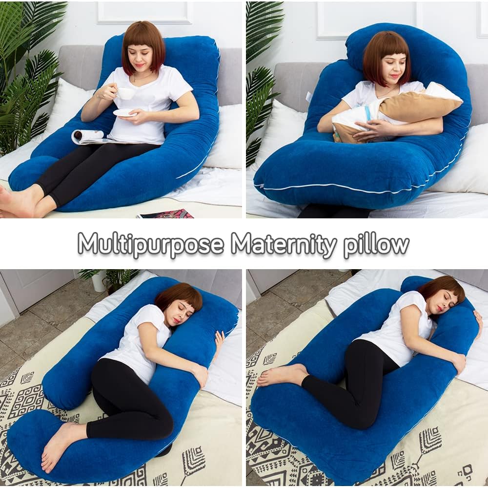 60 Inch Pregnancy Pillows for Sleeping, Extra Large U Shaped Body Pillow, Pregnancy Pillow, Maternity Pillow for Pregnant Women with…