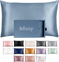 Blissy Silk Pillowcase - 100% Pure Mulberry Silk - 22 Momme 6A High-Grade Fibers - Silk Pillow Cover for Hair & Skin - Regular, Queen &…