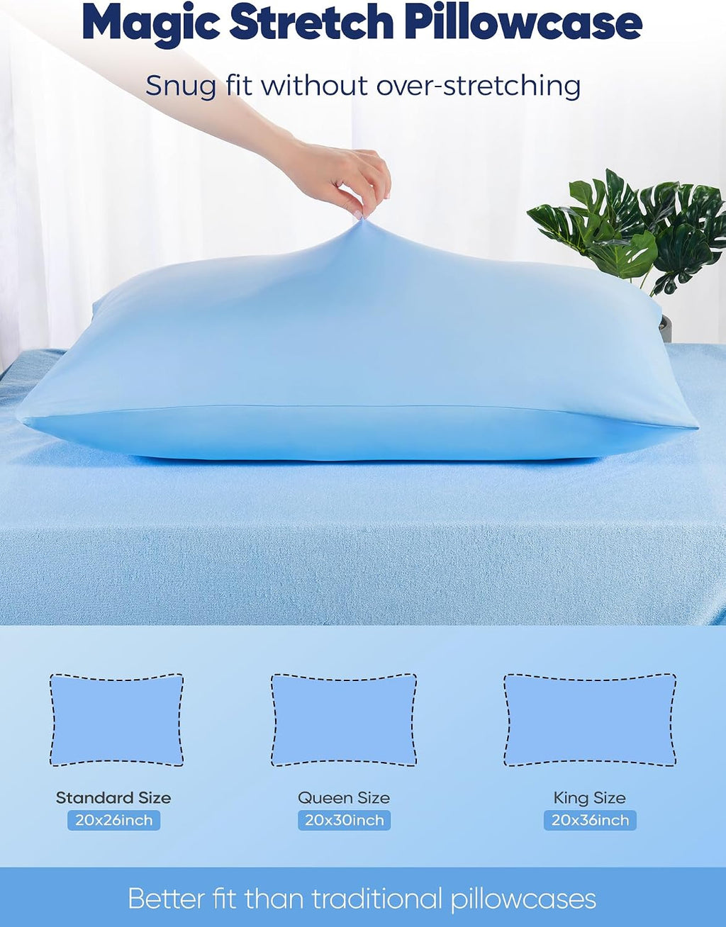 Avolare Cooling Pillow Cases Queen Size Set of 2, Arc-Chill 3.0 Cool Pillowcases for Hot Sleepers(Q-Max>0.5), Breathable&Stretchy…