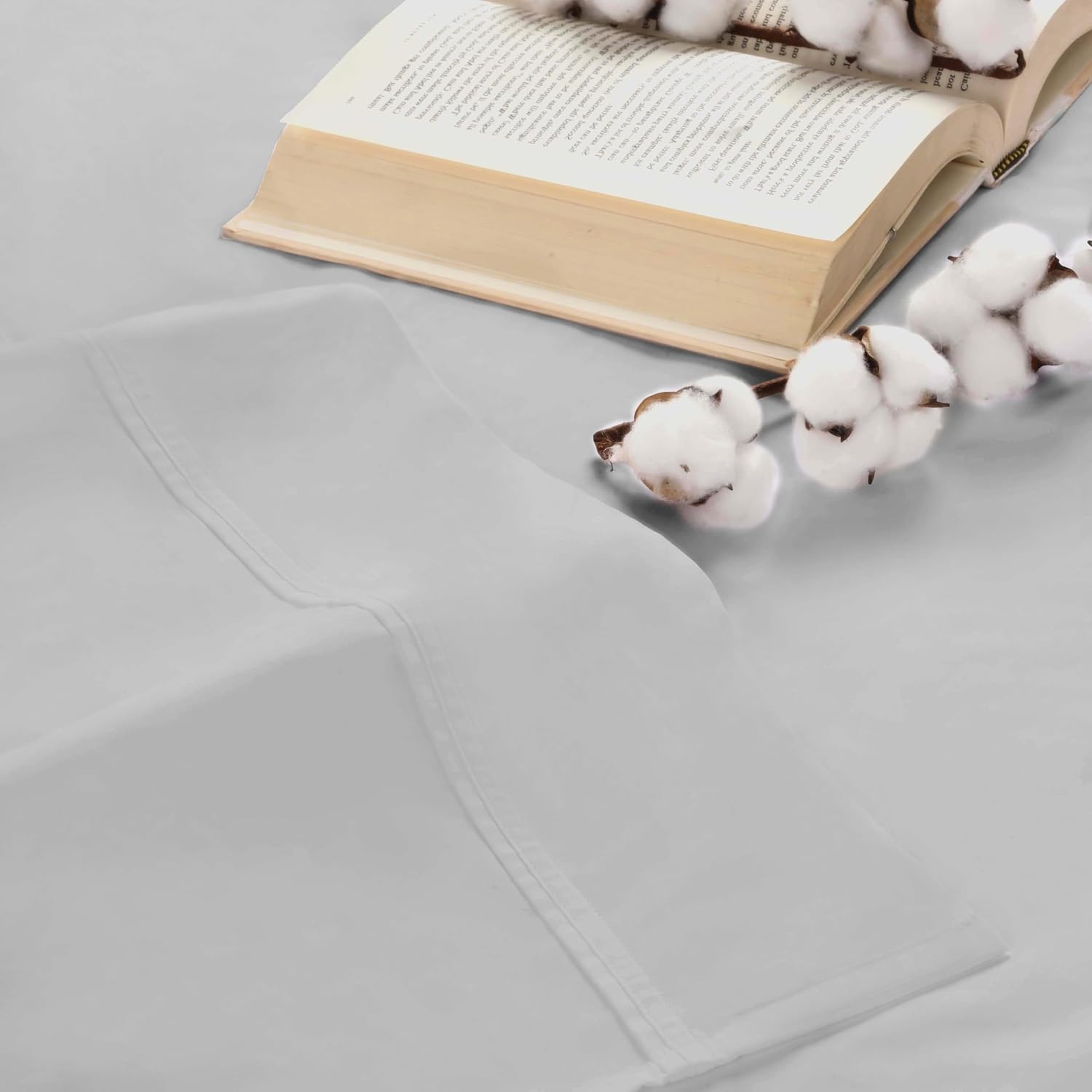 Superior Organic Cotton 300 Thread Count Fitted Sheet, Deep Pocket Fitted Sheet, Percale Weave, Cute Bedding Decor, Basic Bedsheets, Neutra…