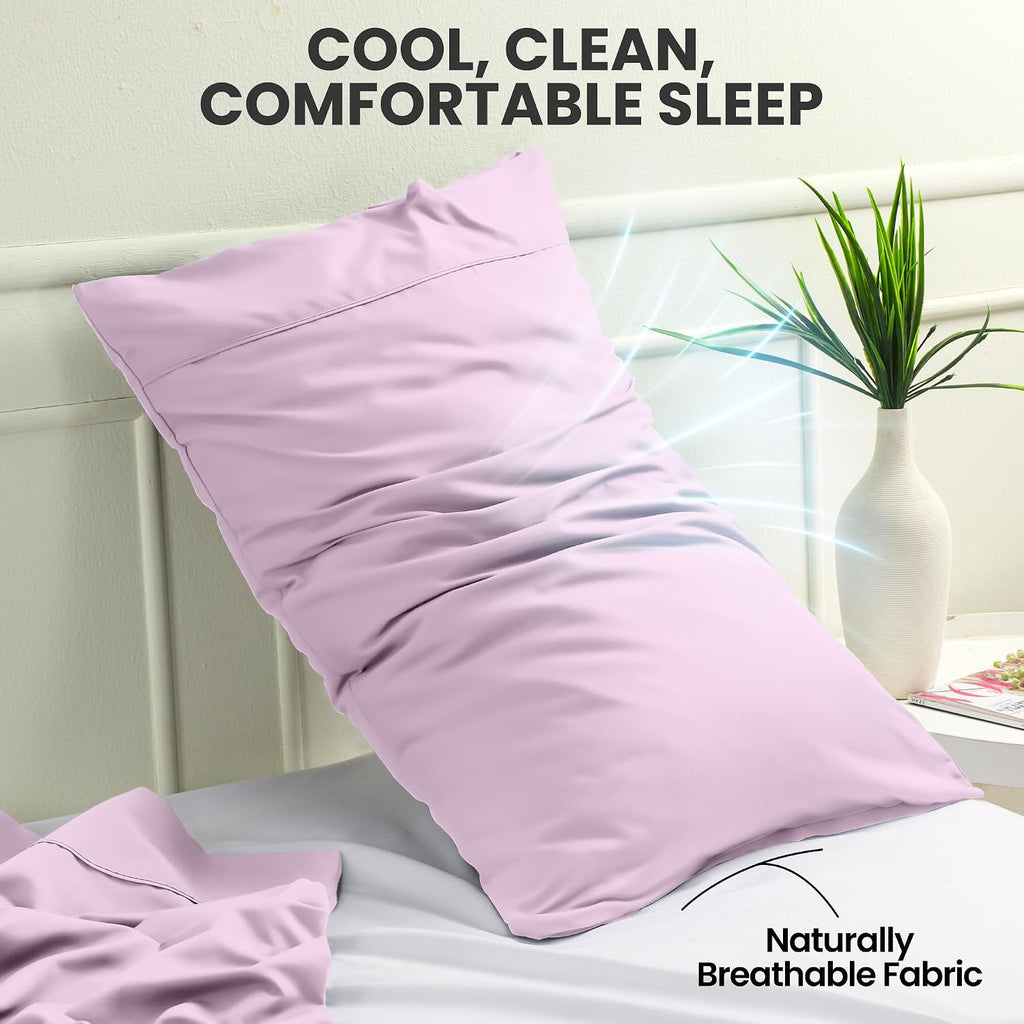 Utopiabedding Utopia Bedding Queen Pillow Cases - 2 Pack - Envelope Closure - Soft Brushed Microfiber Fabric - Shrinkage and Fade Resistant…