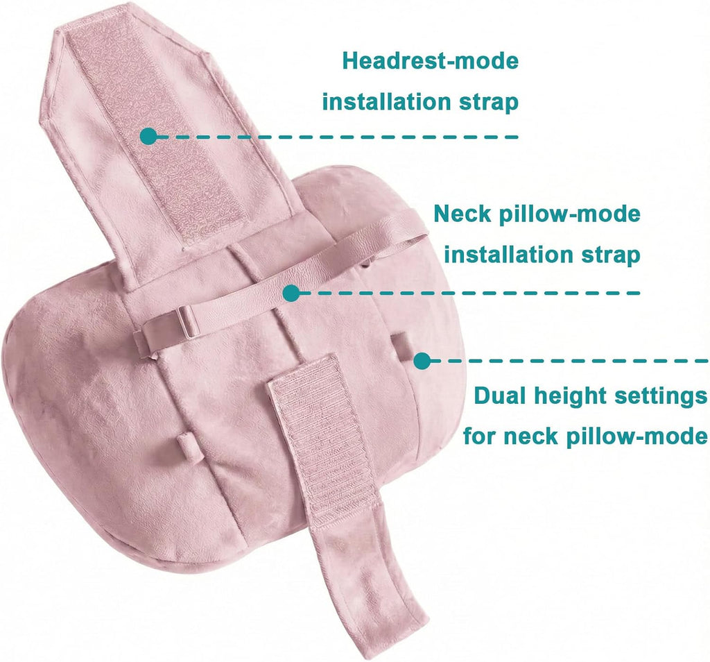 WELBRIT 2PCS Car Pillow for Car Neck Pillow for Driving Seat Neck Support Soft Cushion Back Support Head-Rests for Vehicle Sleeping…