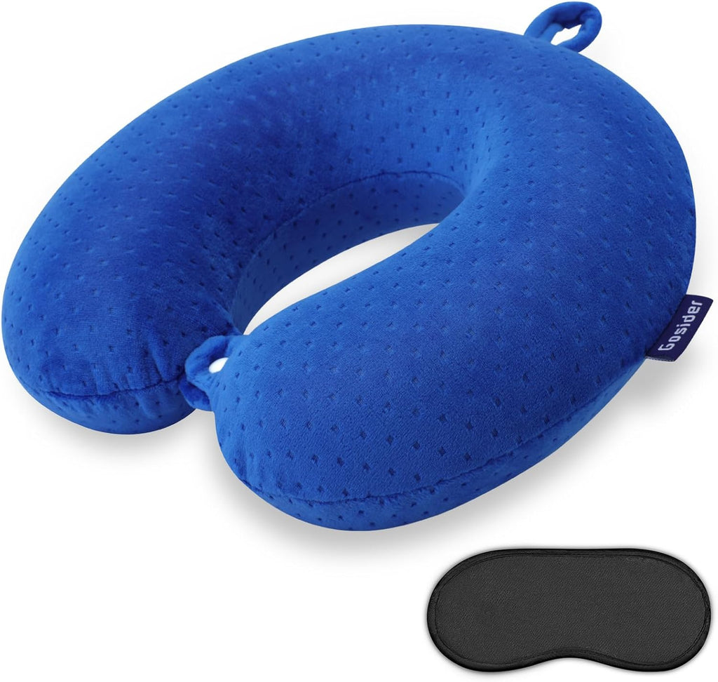 Gosider Neck Pillow for Travel Pillow Memory Foam U Shape Comfortable Travel Neck Pillow Head Neck Support Airplane Pillow for Traveling, C…