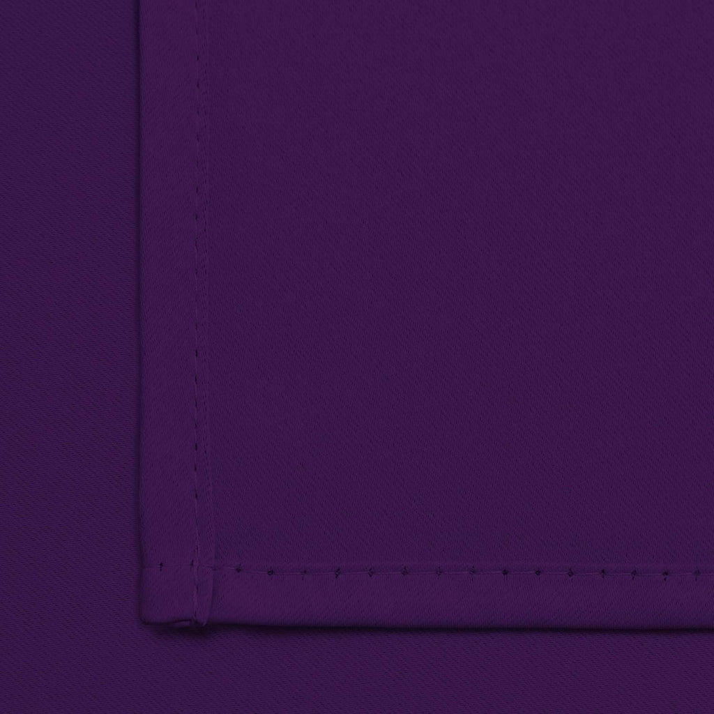 Yakamok Blackout Curtains for Bedroom, Thermal Insulated Blackout Grommet Top Drapes for Living Room, Purple,38x84 Inch, 2 Panels