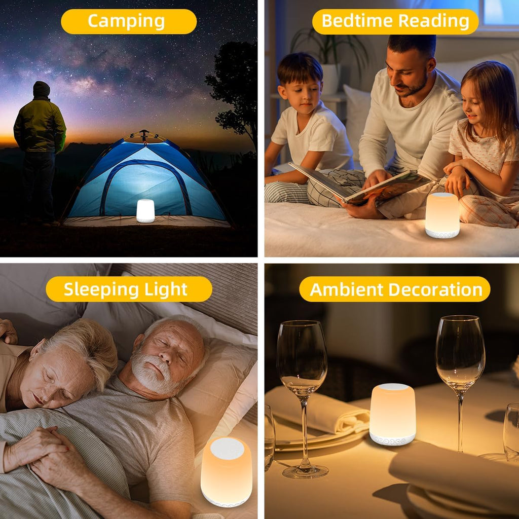 iMosleep Night Light LED Touch Night Dimmable with 20 Levels of Brightness 4 Timer Rechargeable Battery for Bedroom Baby Nursery Liv…