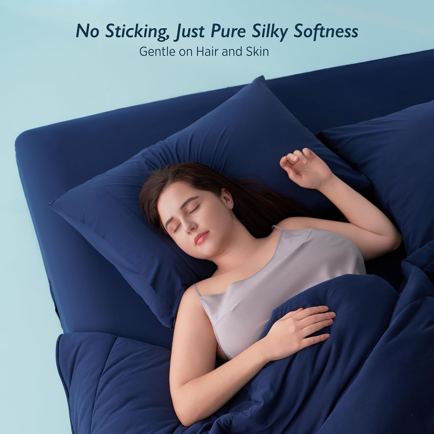 Breescape Cooling Pillow Cases King Size - BlendTekTM Dry & Cool Technology for Hot Sleepers and Night Sweats, Ultra Soft & Smooth Pillowcas…