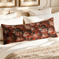 Haguko Vintage Floral Throw Pillow Covers 14x36 Long Lumbar Tapestry Chenille Soft Decorative Farmhouse Rectangular Accent Body Pill…