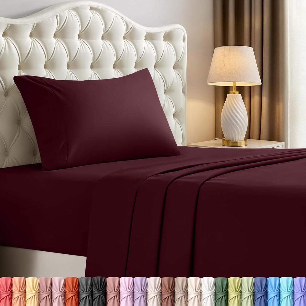 Utopiabedding Utopia Bedding Twin Sheet Set – 3 Piece Bed Sheets for Twin Size Bed, Soft and Breathable Microfiber, Includes 1 Fitted Sheet…