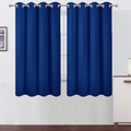 Lemomo Royal Blue Blackout Curtains 66 x 63 Inch Length/Set of 2 Curtain Panels/Thermal Insulated Room Darkening Blackout Curtains for Bedr…