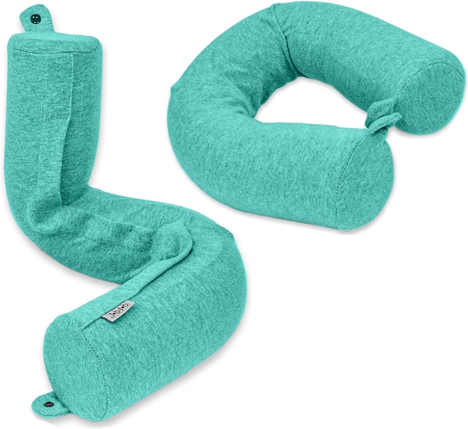 Dot&Dot Green Twist Memory Foam Kids Travel Pillow for Airplanes - Neck Pillows for Sleeping - Airplane Pillow for Neck Support, Chi…