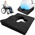 Rivquvi Gel Wheelchair Seat Cushion, Bed Sore Cushions for Butt, hemorrhoid pillow for Chair, Pressure Sore cushion, Memory Foam Butt Pi…