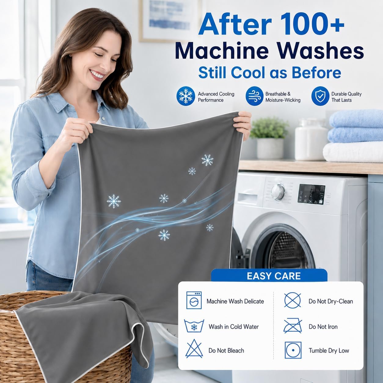 Cieltown Cooling Pillow Cases for Hot-Sleepers: Q-Max ≥0.4 Nylon Spandex Cool-to-Touch for Night Sweats - Waffle Weave for Dry & Com…