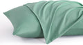 Ntbay Standard Pillow Cases Set of 2, 2 Pack Brushed Microfiber 20x26 Pillow Cases, Soft, Wrinkle, Fade, Stain Resistant Mint Green Pillow…