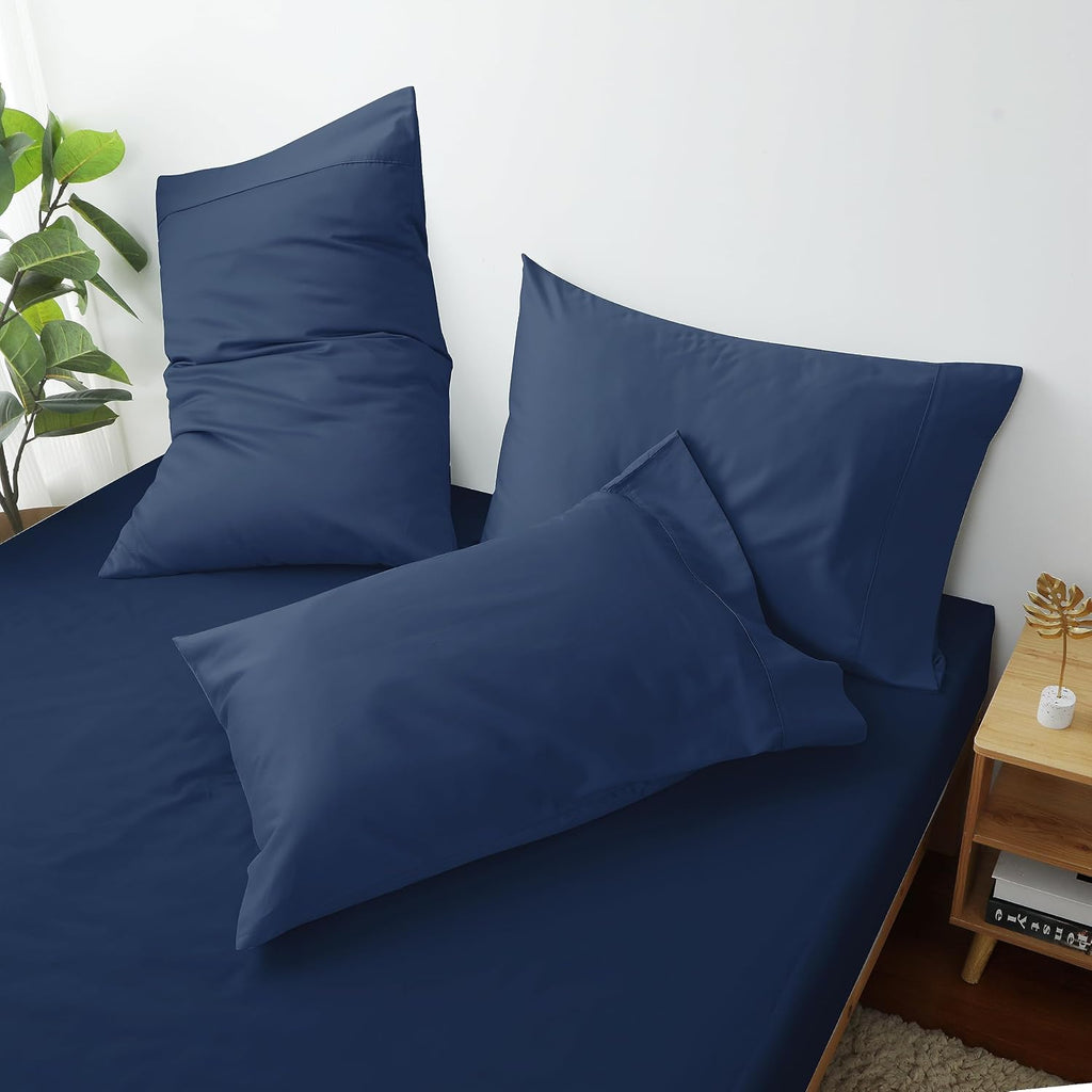 ShunjieHome 100% Egyptian Cotton Pillow Cases Set of 2, King Size 400 Thread Count Cooling Pillowcases, Soft and Breathable Pillow Covers w…