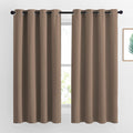 Nicetown Bedroom Blackout Curtains and Drapes - Window Treatment Thermal Insulated Solid Grommet Blackout Draperies for Bedroom (Set of 2 P…