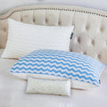 Suhedy King Size Pillows Set of 2 - Bed Pillows for Sleeping - Adjustable Shredded Memory Foam Pillow for Back, Stomach and Side Sleeper Bl…