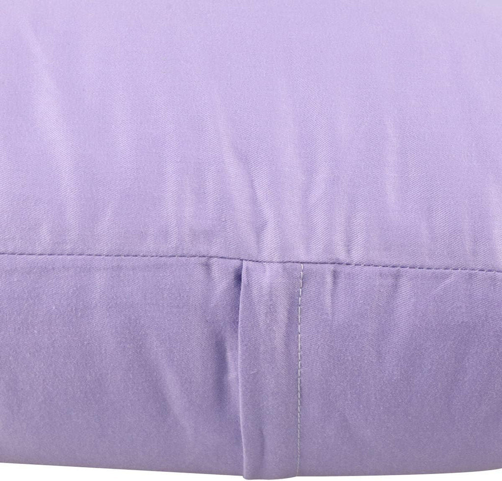 Thmyo 4-Pack 100% Cotton Comfortable Solid Decorative Throw Pillow Case, Thmyo Square Cushion Cover Pillowcase Sublimation Blank Pillow Cove…