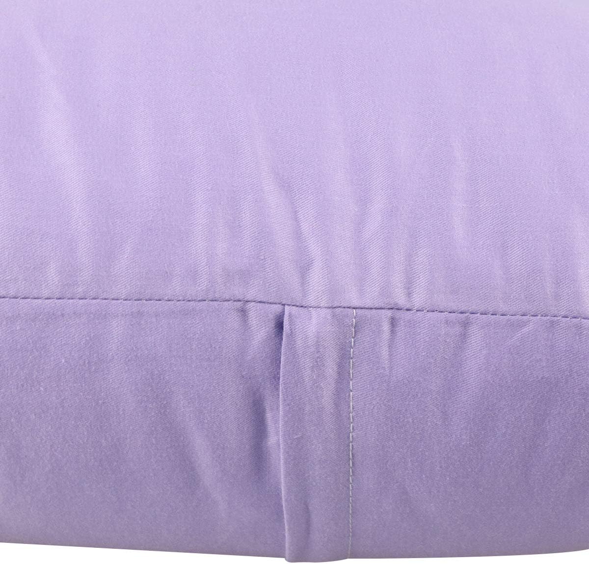 Thmyo 4-Pack 100% Cotton Comfortable Solid Decorative Throw Pillow Case Square Cushion Cover Pillowcase Sublimation Blank Pillow Covers DIY…