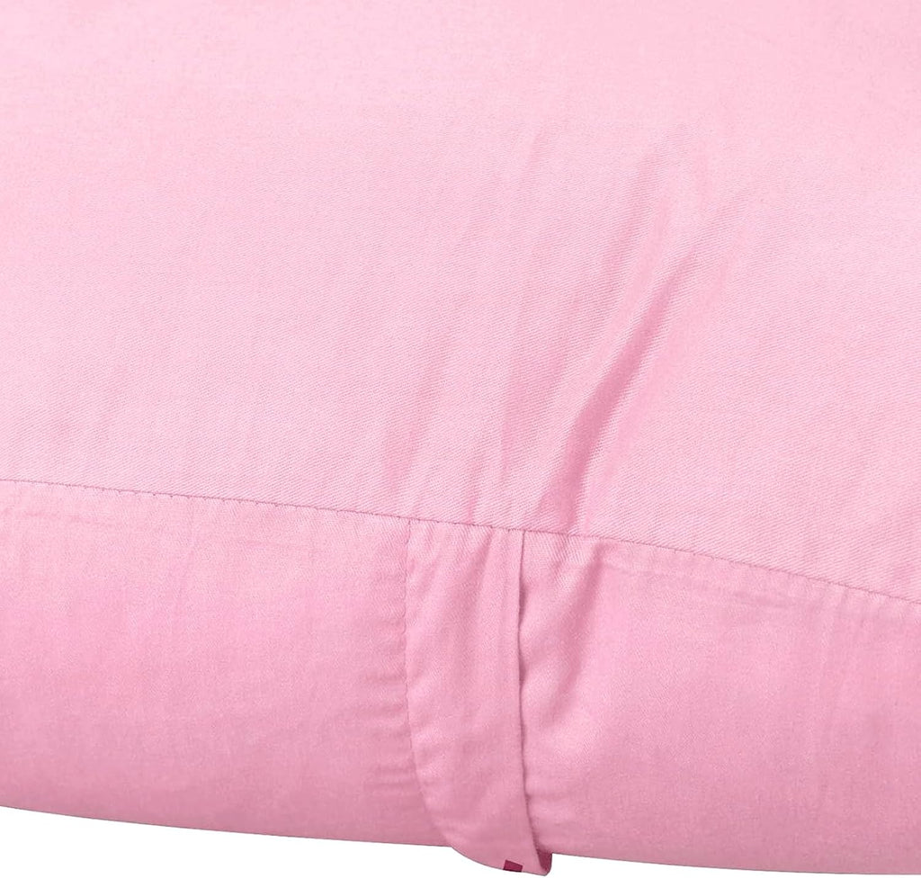 Thmyo 4-Pack 100% Cotton Comfortable Solid Decorative Throw Pillow Case Square Cushion Cover Pillowcases Blank Pillow Covers Valentines Day…