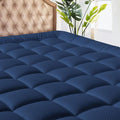 Matbeby Queen Size Mattress Pad - Cooling Breathable Mattress Topper, Quilted Fitted Mattress Protector, Pillow Top Mattress Cover with 8-2…