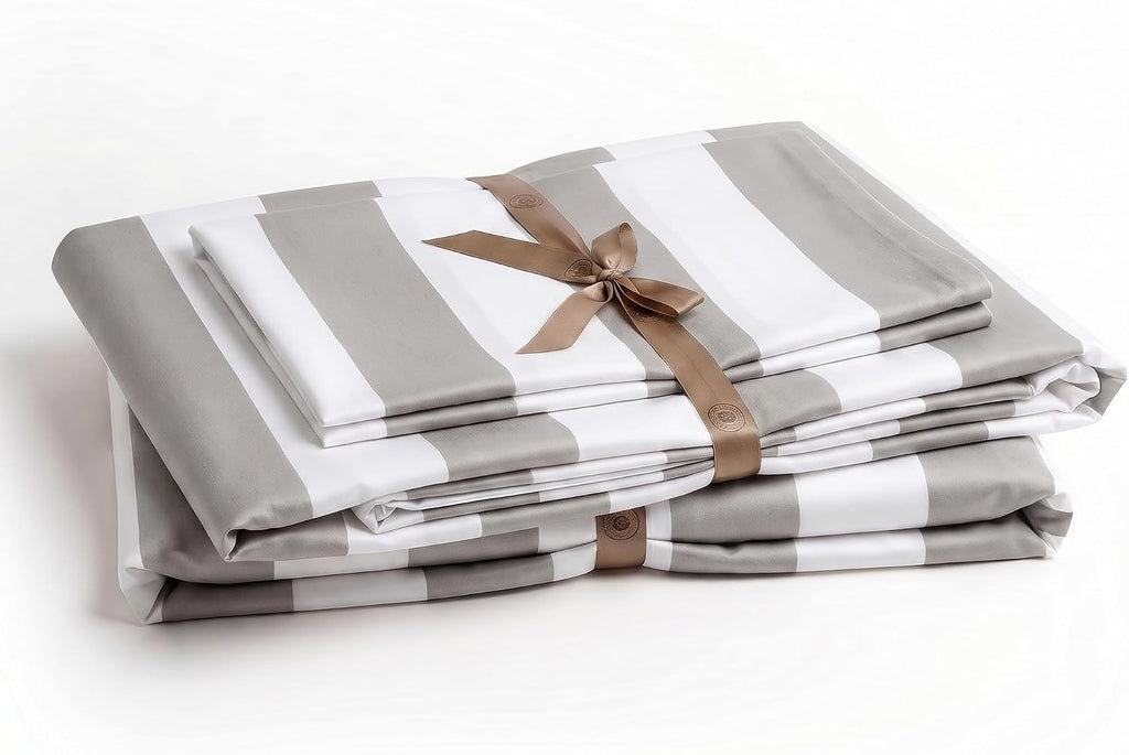 Perupima Peru Pima 415 Thread Count Percal Full Sheet Set - 100% Peruvian Pima Cotton, 4 Piece (Flat, Fitted, 2 Pillowcases) - Cooling, Cri…